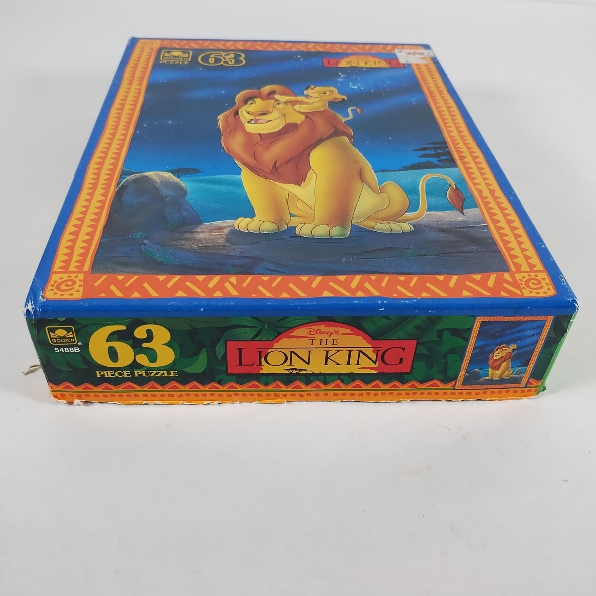 Disney Lion King Jigsaw Puzzle 63 Piece Complete Golden Mufasa