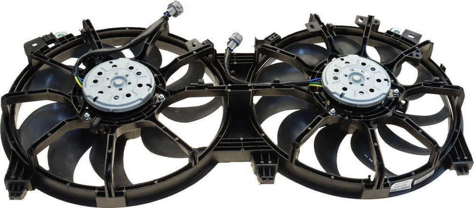 Conjunto de ventilador de radiador y condensador doble - METRIX se adapta a Nissan Máxima 09-14 Foto 2 de 4