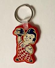 Bob's Big Boy Restaurant Red Keychain - NEW