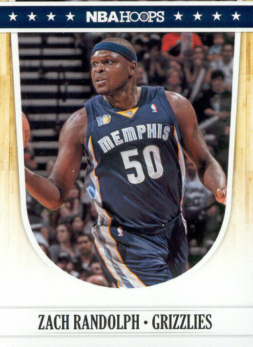 2011-12 Panini NBA Hoops #109 Zach Randolph Memphis Grizzlies NM 