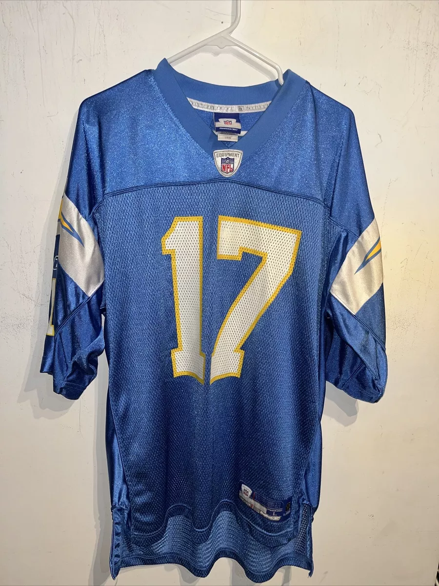 NFL SAN DIEGO CHARGERS JERSEY Philip Rivers #17 POWDER BLUE Size Large