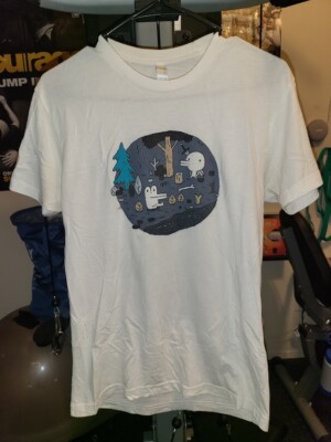 *OFFICIAL* Minit Shirt White Size S - Devolver Digital Games Indie