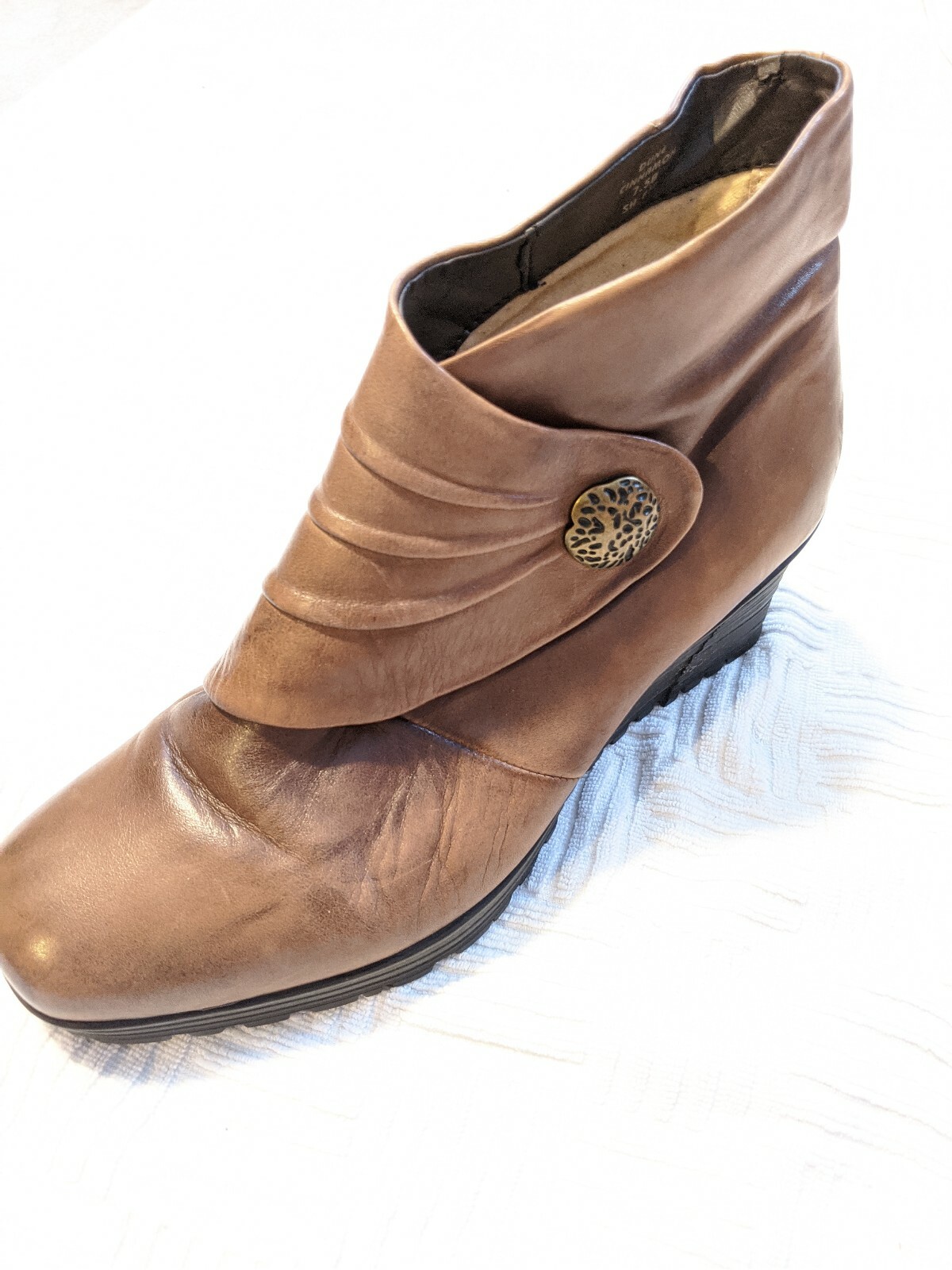 dune wedge ankle boots