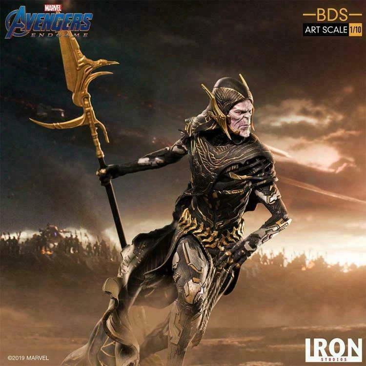 Iron Studios 1/10 Corvus Glaive General Thanos Son Endgame 公仔雕像模型 — 第 3/4 张图片