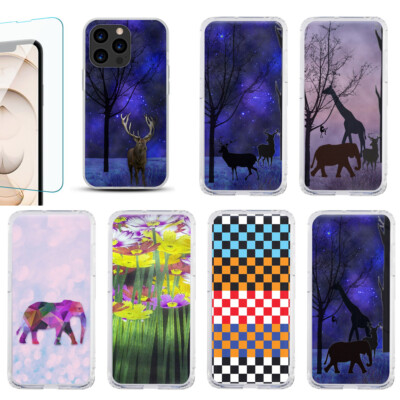 Phone Case for iPhone 12 / 12 Pro / 12 Pro Max, Tempered Glass P11
