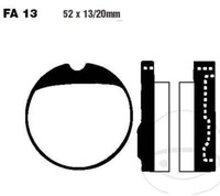 EBC BremsbeläGe FA013V FüR Honda CB CJ 250 350 360 400 500 750 G T F G5 T K