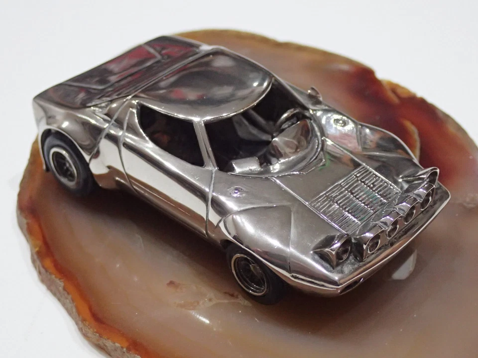 LANCIA STRATOS MICHELE CONTI IN ARGENTO EDIZIONE LIMITATA SCALA 1:43 (S) - Immagine 3 di 4