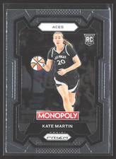Kate Martin 2024 Panini Prizm Monopoly WNBA #40 RC Las Vegas Aces