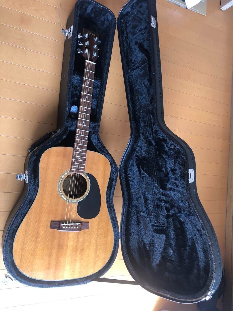 Electric Acoustic Guitar S.Yairi YD-18N modification with hard