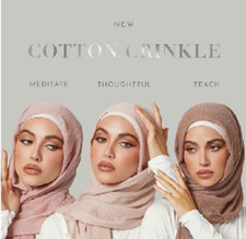 CRINKLE COTTON SCARF, SHAWL, HIJAB, WRAP BUY MORE SAVE MORE
