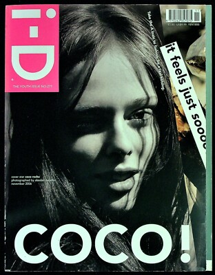 I-D #271 11/2006 COCO ROCHA Flash Louis ANNA DE RIJK Klaxons JAMES JEANETTE MAIN