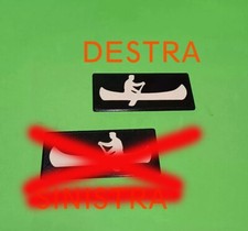 TARGHETTA LATERALE CANOA DESTRA PANDA 141 4x4 SISLEY 84/03 Avorio RICAMBIO