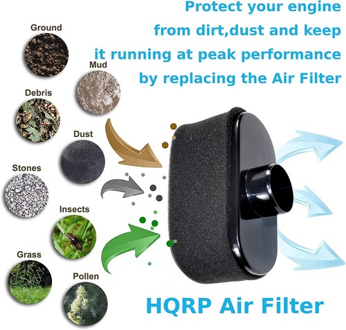 HQRP Air Filter for Hustler 930107 930115 930784 931741 931899 932541 932558 - Picture 4 of 11