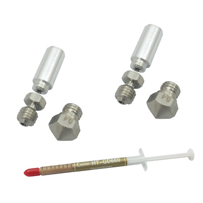 DUAL MK10 All Metal Hotend Conversion Upgrade Kit 0.4 Nozzle MakerBot Flashforge