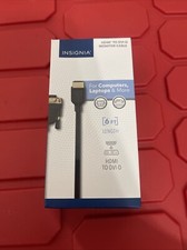 Insignia HDMI to DVI-D 6ft Cable - Black (NS-...