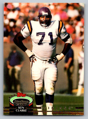 # 437 Ken Clarke Minnesota Vikings 1992 Stadium Club