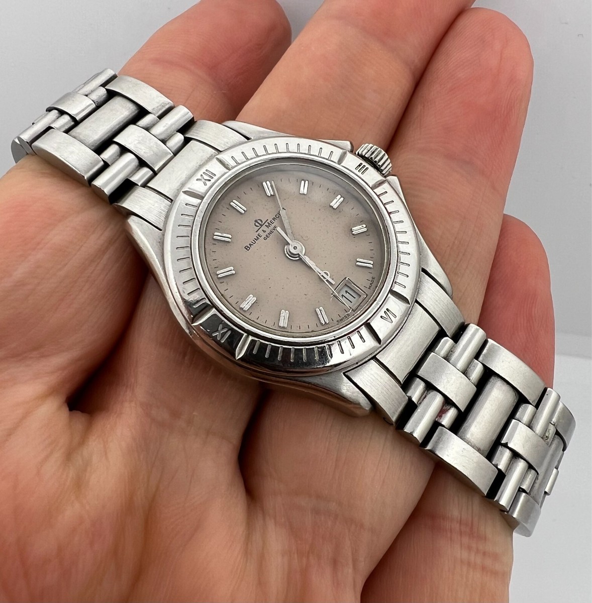 Baume & Mercier White Women's Watch - MV045044 for sale online | eBay