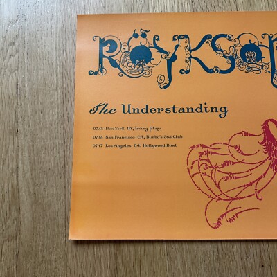 Royksopp The Understanding 2005 Orginal Promo Poster 17