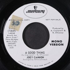 JOEY CANNON: a good thing / mono Mercury 7