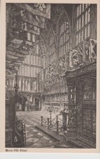 London. Westminster Henry VII Chapel. Robyn. Raphael Tuck & Sons Vintage