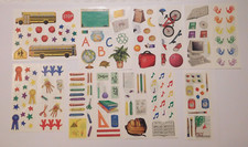 Creative Memories Lot of 13 Sheets/Strips School Times 2003 Stickers