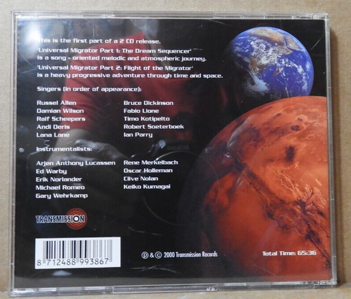 AYREON "Flight Of The Migrator" 2000 (TRANSMISSION) PROG ROCK CD EX/EX!!! - Picture 3 of 4