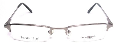 MATRIX EYE REVOLUTION MX8136 Eyeglass/Glasses Frames 50-18-140 Gunmetal NEW 