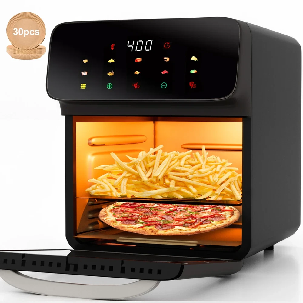 12QT Air Fryer Convection Oven with 10-in-1 Multi Function and Viewing Window