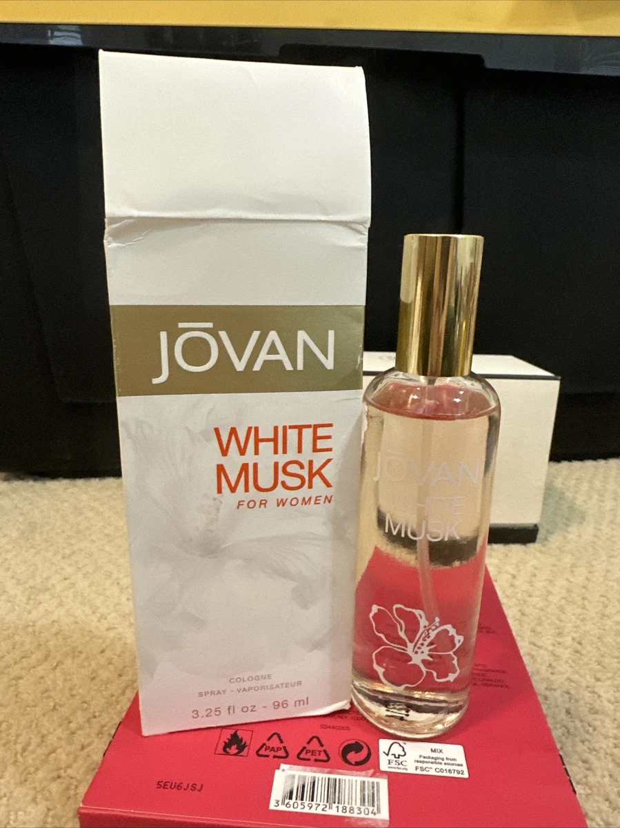 Coty Jovan White Musk Cologne for Women 3.25 oz 96 ml original Classic new