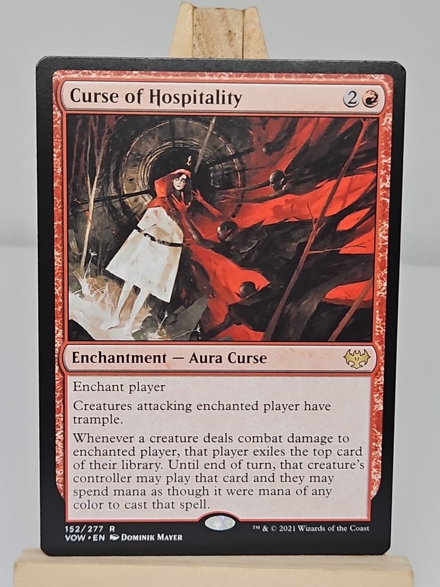 MTG Curse of Hospitality Innistrad: Crimson Vow 152/277 Regular Rare