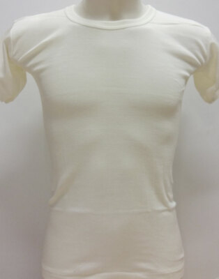12 Men's T-Shirt Trevi Short Sleeve Wool Blend Fitted / 113