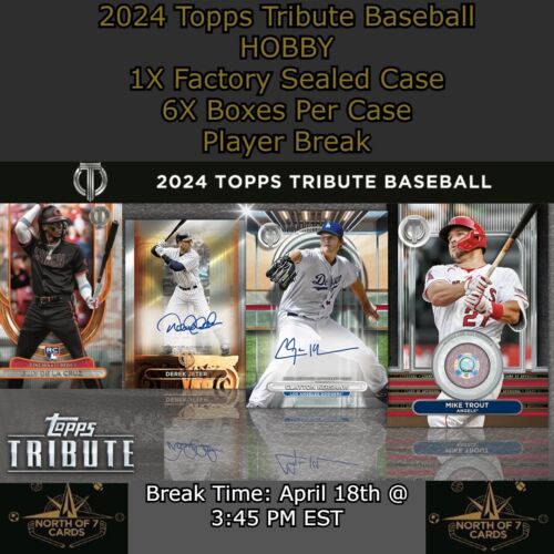 Josh Jung - 2024 Topps Tribute Baseball Hobby - 1X Case Player BREAK #13 - Bild 1 von 1