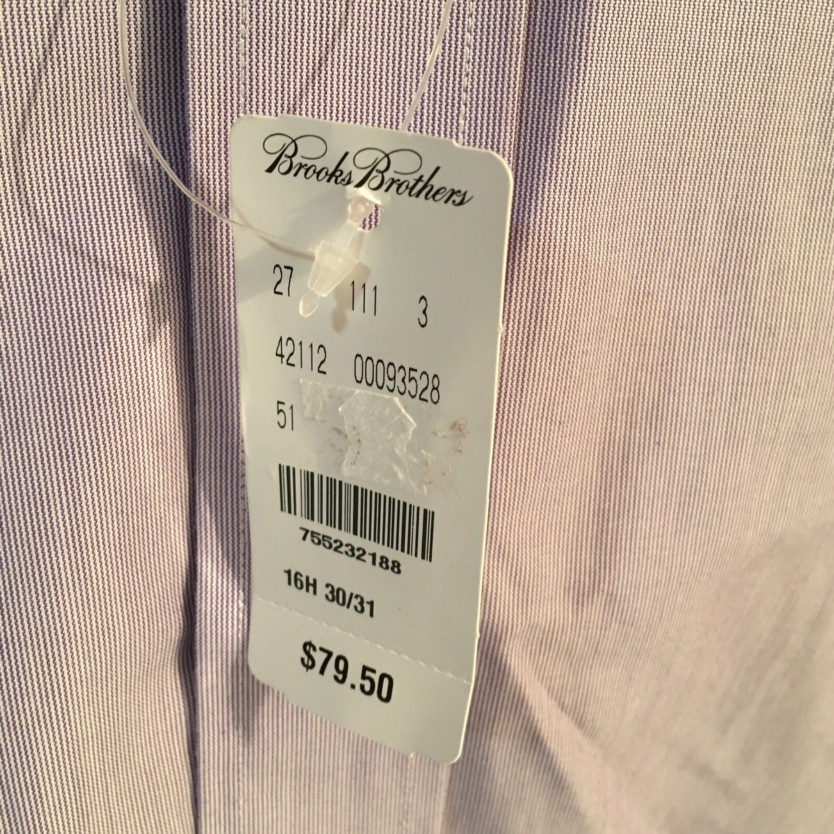 Brooks Brothers Regent Shirt Non Iron All Cotton 16.5 0/1 NWT