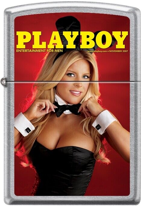 Zippo Playboy November 2007 Cover Street Chrome Windproof Lighter NEW RARE. Available Now for 20.13