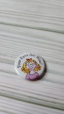 Vintage American Girl Grin Pin Your Eyes Are Wise Pleasant Company