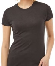 Women's Medium Premium Basic Tee T-Shirt Soft Cotton Knit Short Sleeve Solid Top