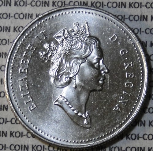 *ERROR*Filled Die*Canada 1867-1992 50c 50 cent half dollar coin - Picture 2 of 2