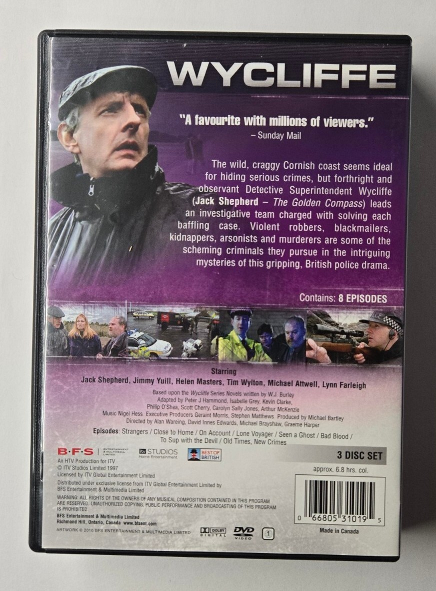 Wycliffe: The Complete Series Collection DVD Set READ | eBay