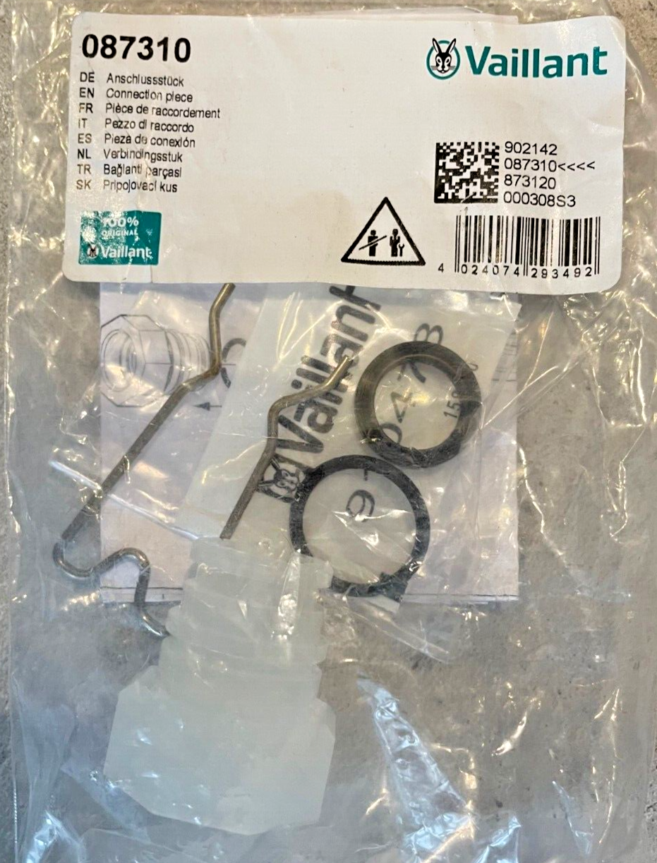 Vaillant ecoMAX 824 828 VUW 613 618 622 VU Connection Piece 087310 New Genuine