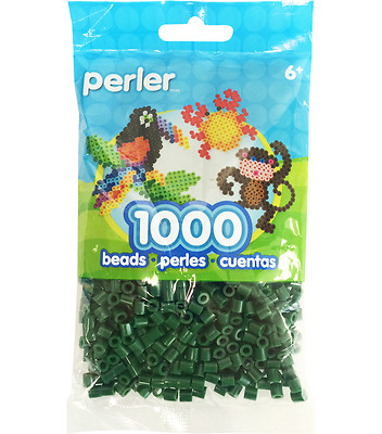 1000 Perler Evergreen Color Iron On Fuse Beads  80-15179