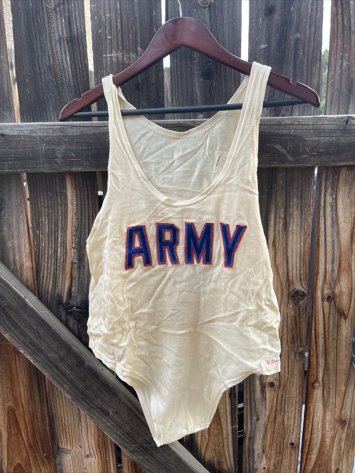 Vintage 60s 70s Wilson Sports Apparel One Piece BodyS… Gem