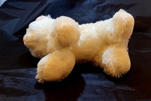Aurora Sugar White Cat Blue Eyes 6in Plush Kitty Kitten Animal Stuffed Toy - Picture 7 of 10