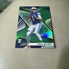 Zach Wilson Xr GREEN Chronicles Draft Picks RC #182 New York Jets Rookie