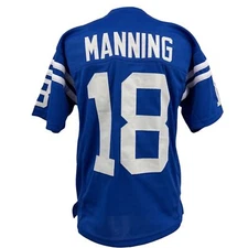 Peyton Manning Jersey Blue Indianapolis | Unisex Adult Sizes S-5XL Unsigned
