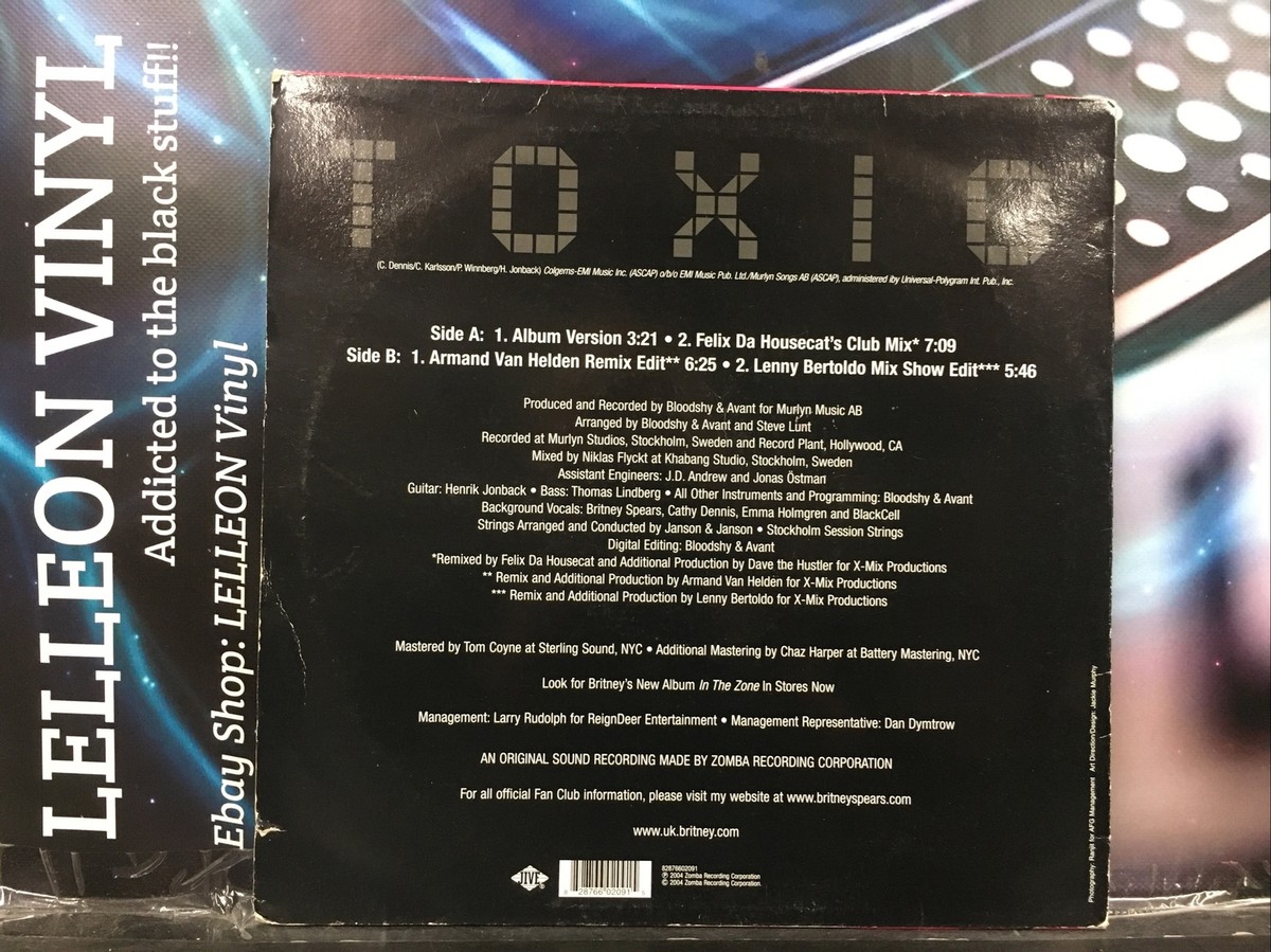 【レア盤】Britney Spears/Toxic 12インチレコード BRITNEY SPEARS / TOXIC 12インチ レコード - メルカリ