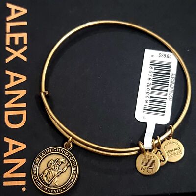Alex And Ani Saint Christopher Charm Bracelet