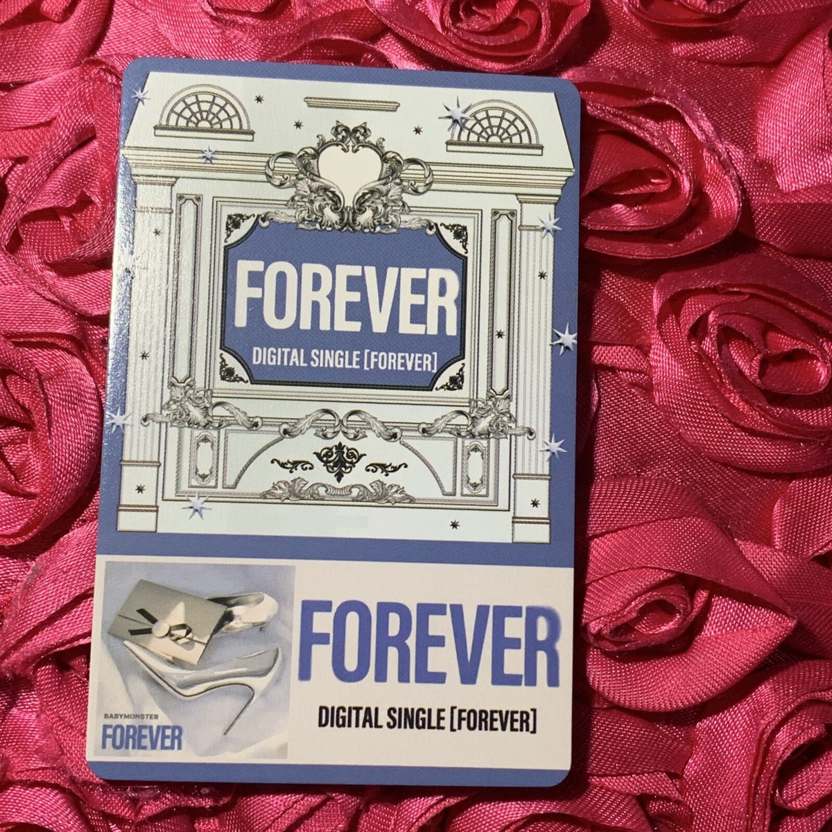 RUKA BABYMONSTER Forever Edition Celeb K-POP Girl Photo Card Pink