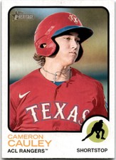 2022 Topps Heritage Minor League #199 Cameron Cauley ACL Rangers