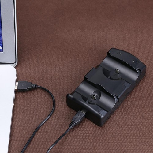 Vertical Charger Station Charging Stand for PS3/PS3 Move Wireless Controller - Zdjęcie 4 z 10