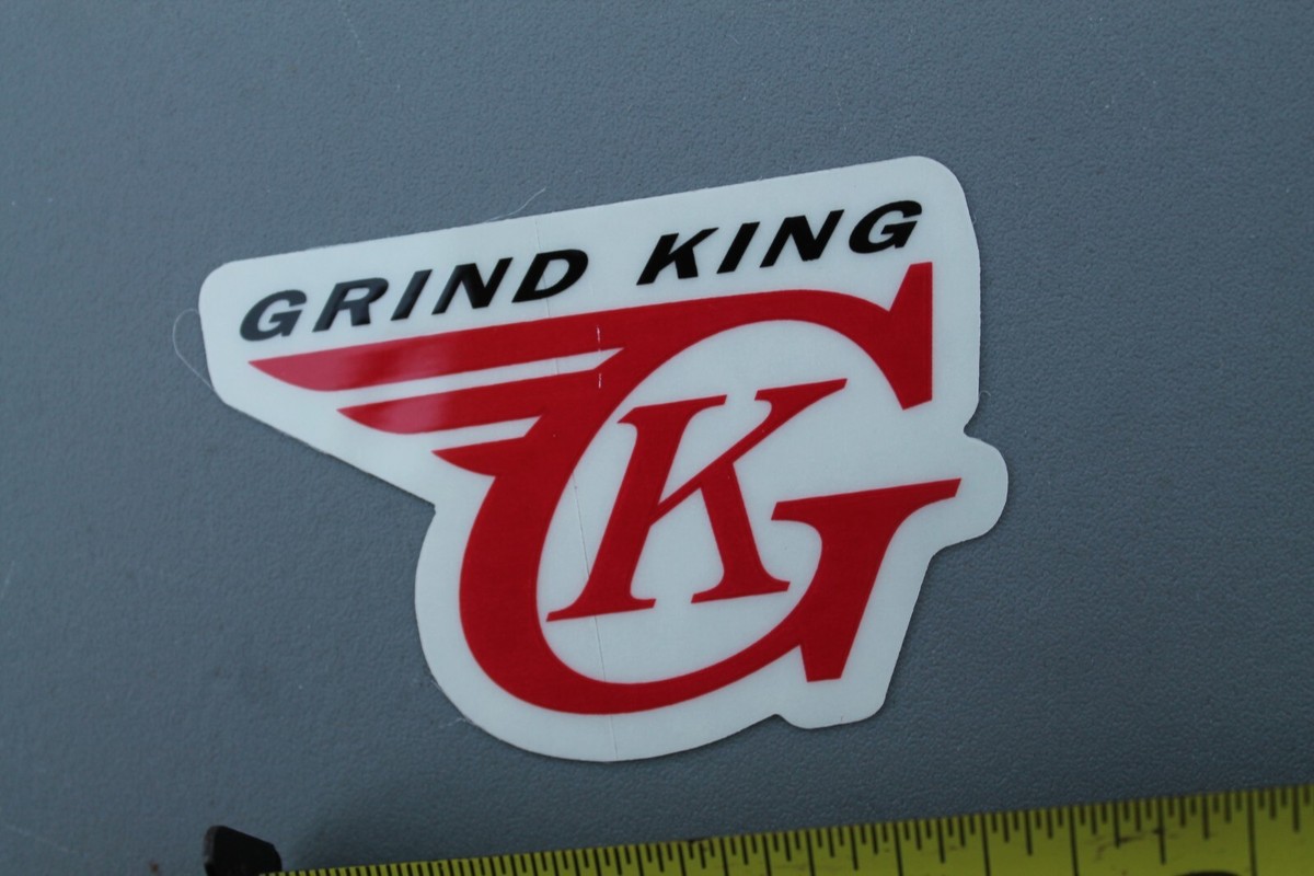 GRIND KING Skateboard Trucks GK Clear Red 90's GB5 Vintage
